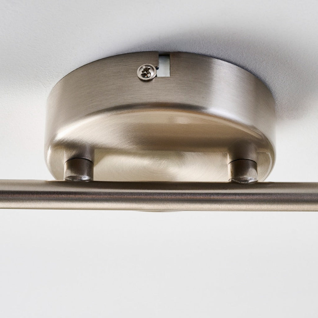 Talbot 2-Light Brushed Nickel Spotlight Bar