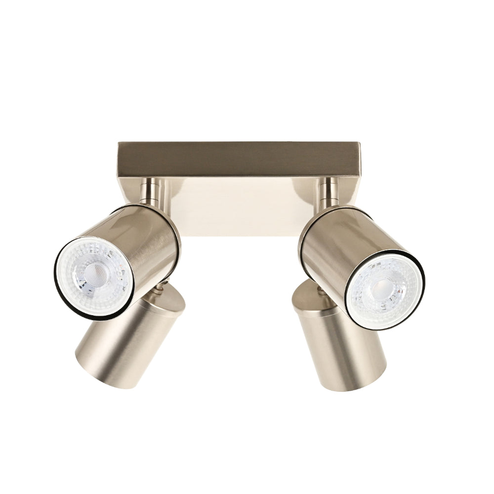 Talbot 4-Light Brushed Nickel Spot Plate