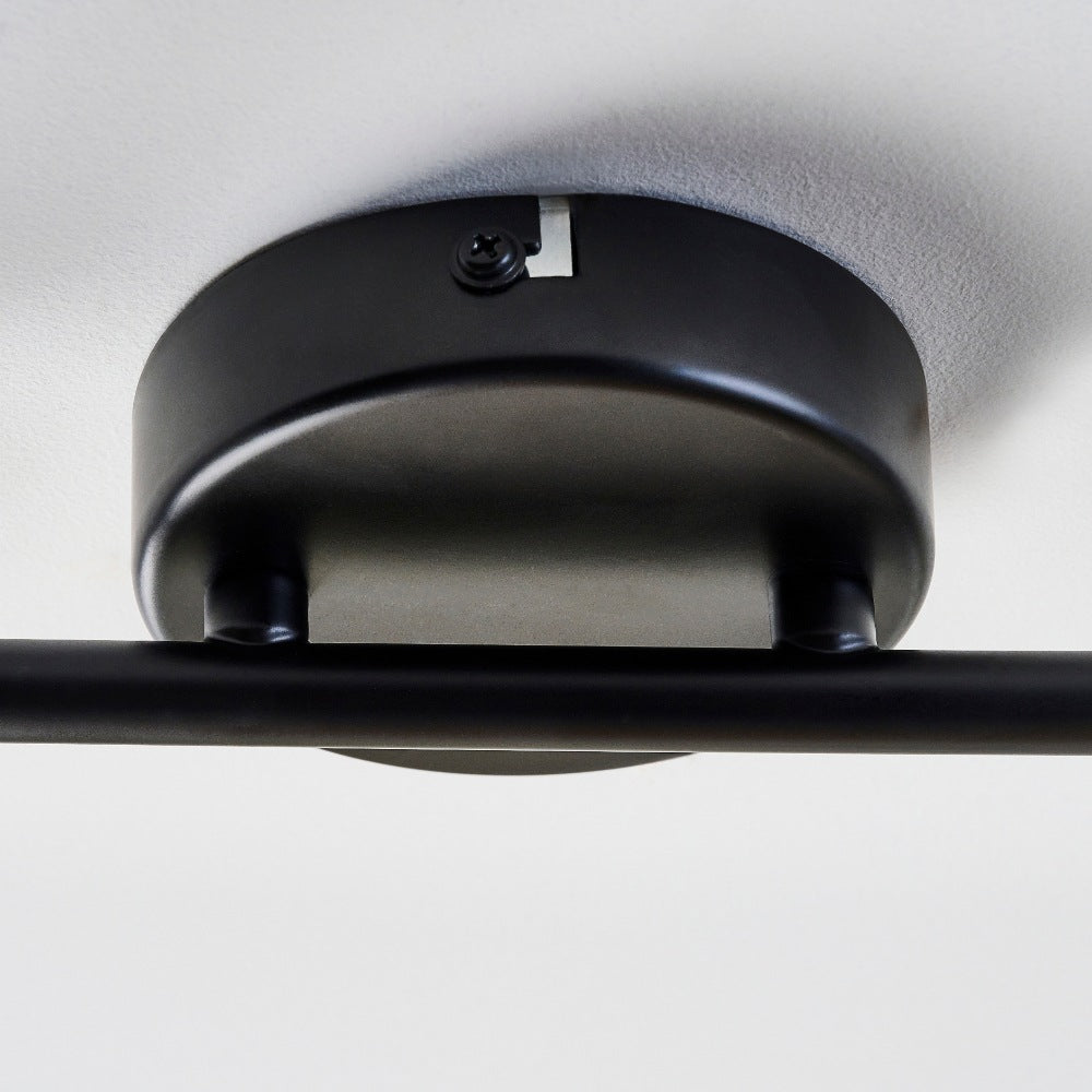 Talbot 2-Light Matte Black Spotlight Bar