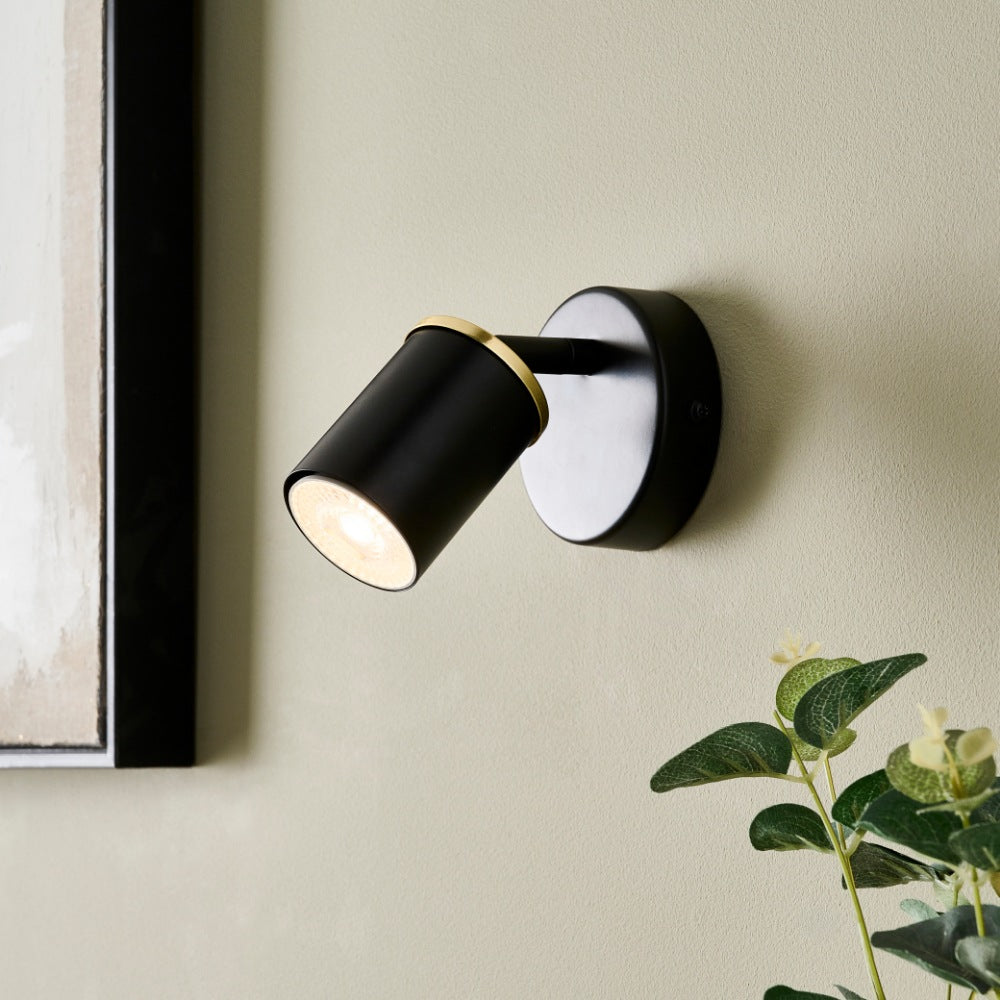 Talbot Matte Black Spotlight