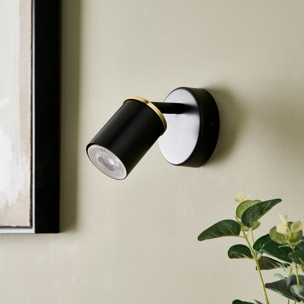 Talbot Matte Black Spotlight