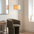 Marston Satin Nickel Floor Lamp