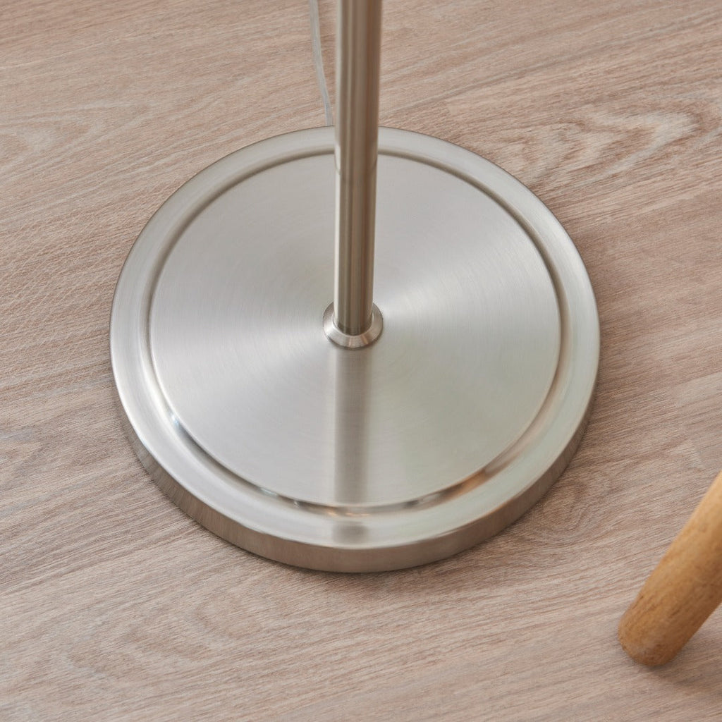 Marston Satin Nickel Floor Lamp