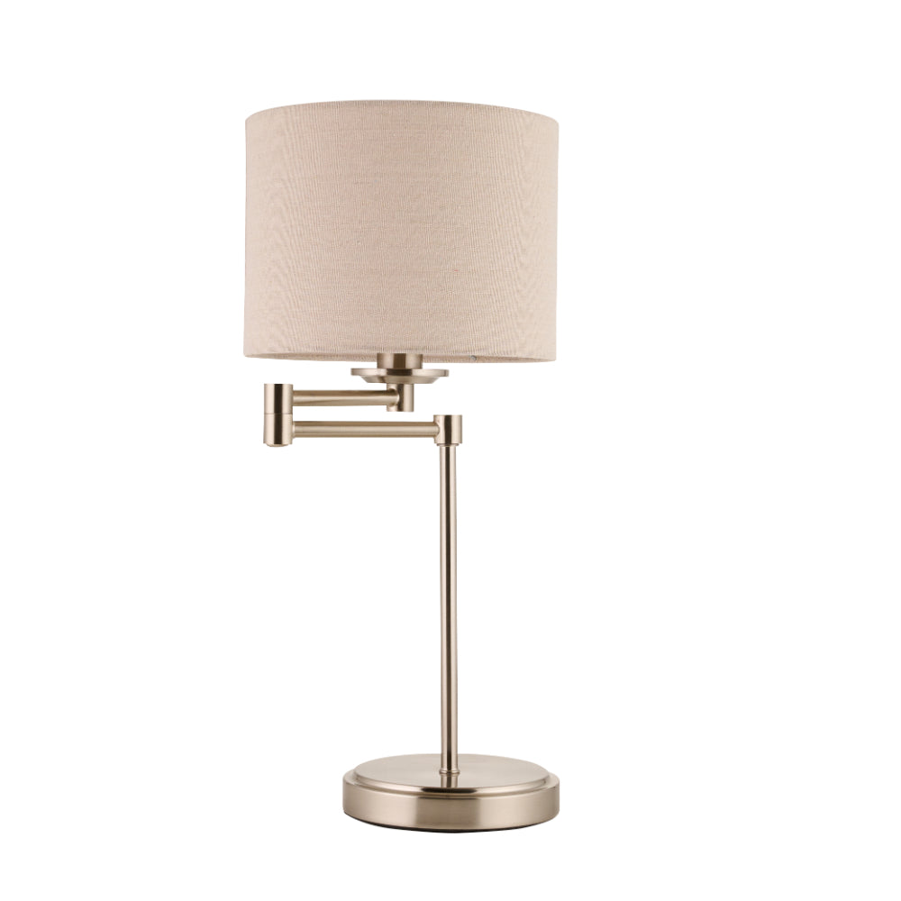 Marston Satin Nickel Table Lamp