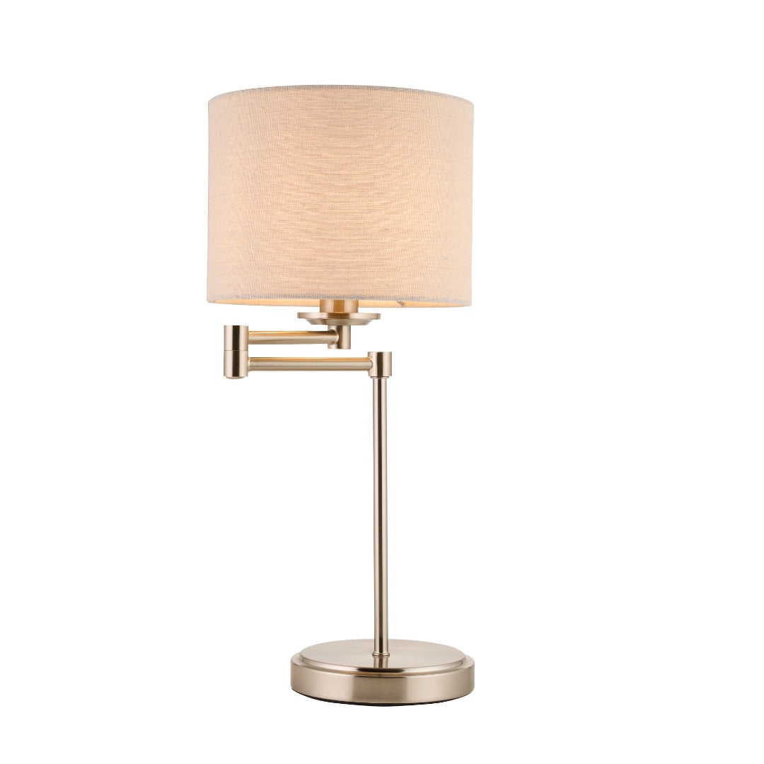 Marston Satin Nickel Table Lamp