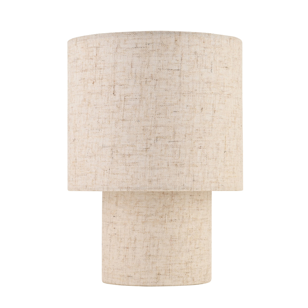 Buxton Natural Faux Linen Table Lamp