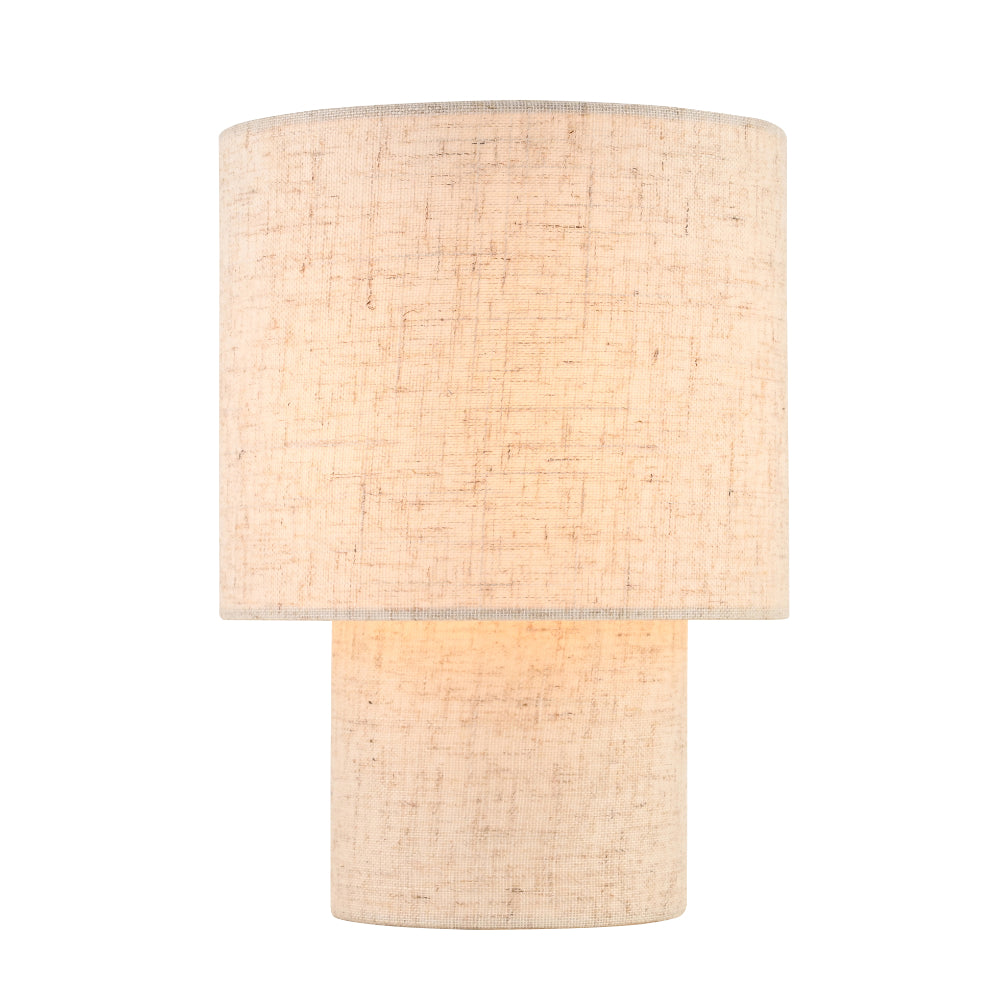 Buxton Natural Faux Linen Table Lamp