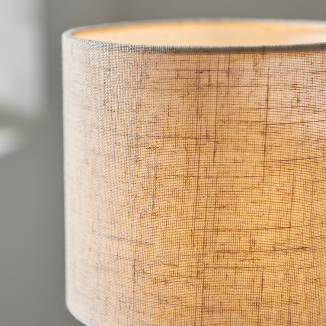 Buxton Natural Faux Linen Table Lamp
