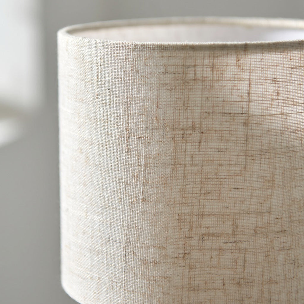 Buxton Natural Faux Linen Table Lamp