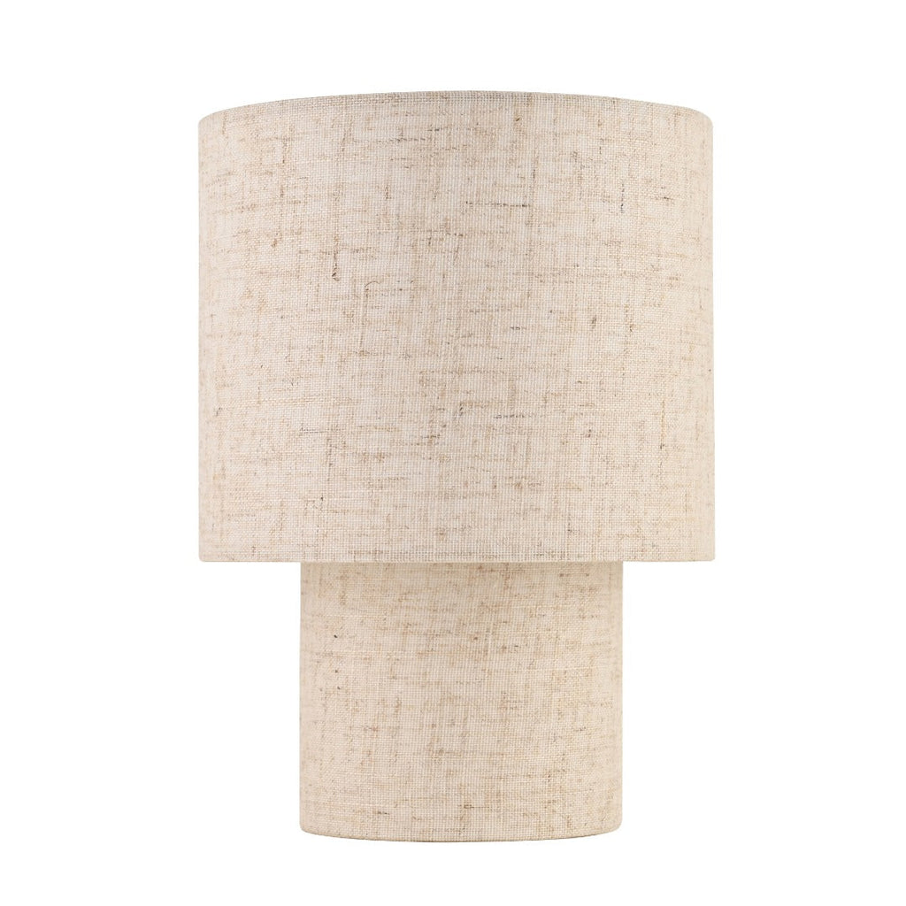 Buxton Natural Faux Linen Table Lamp