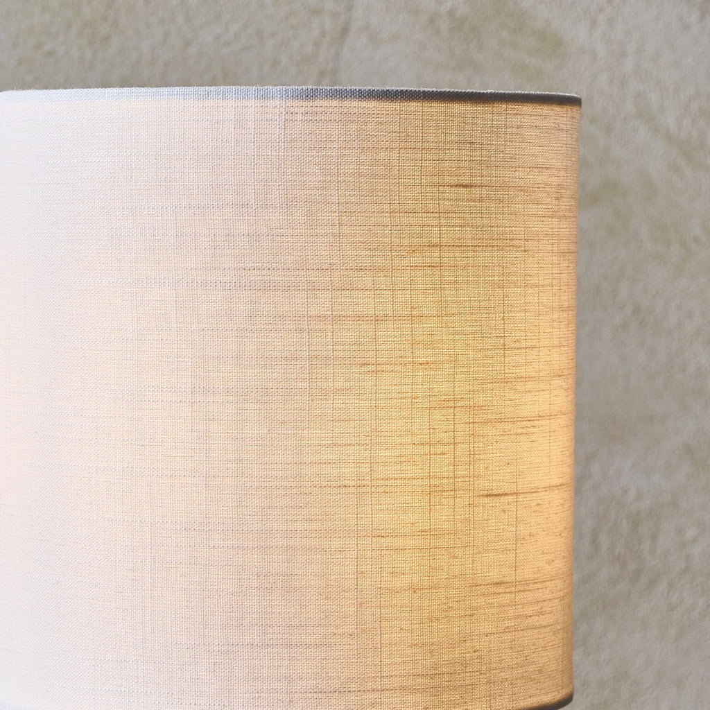 Emmy Satin Nickel and Clear Glass Table Lamp