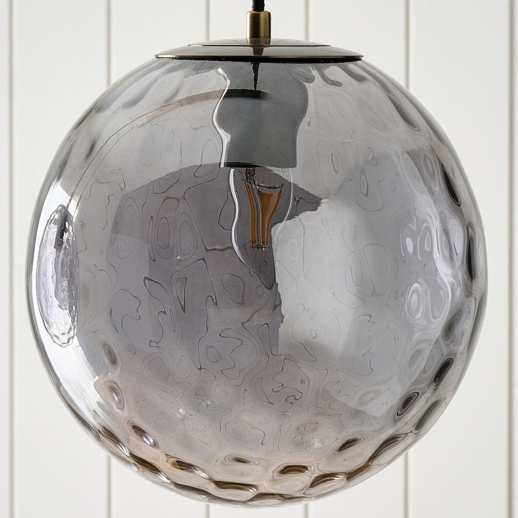 Tamara 3-Light Antique Brass Pendant Bar