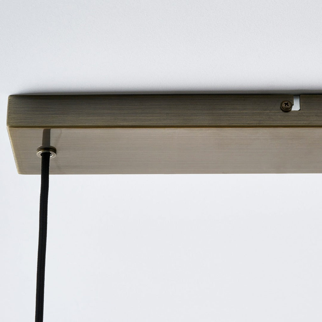 Tamara 3-Light Antique Brass Pendant Bar