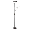 Poppy mother and child floor lamp black chrome
