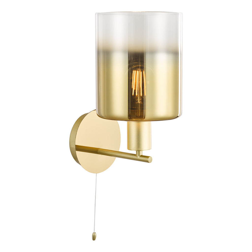 Savannah Satin Gold Wall Light