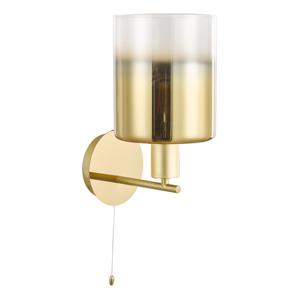 Savannah Satin Gold Wall Light