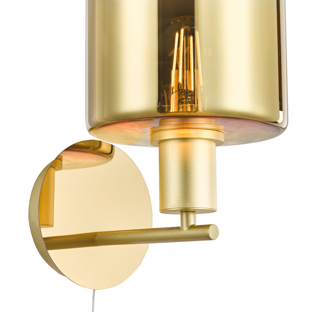 Savannah Satin Gold Wall Light