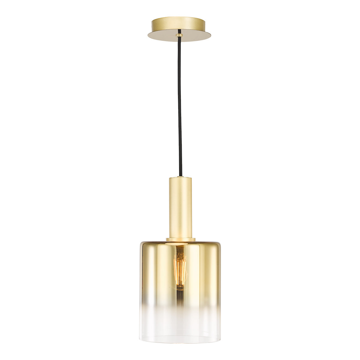 Savannah Satin Gold Ceiling Pendant