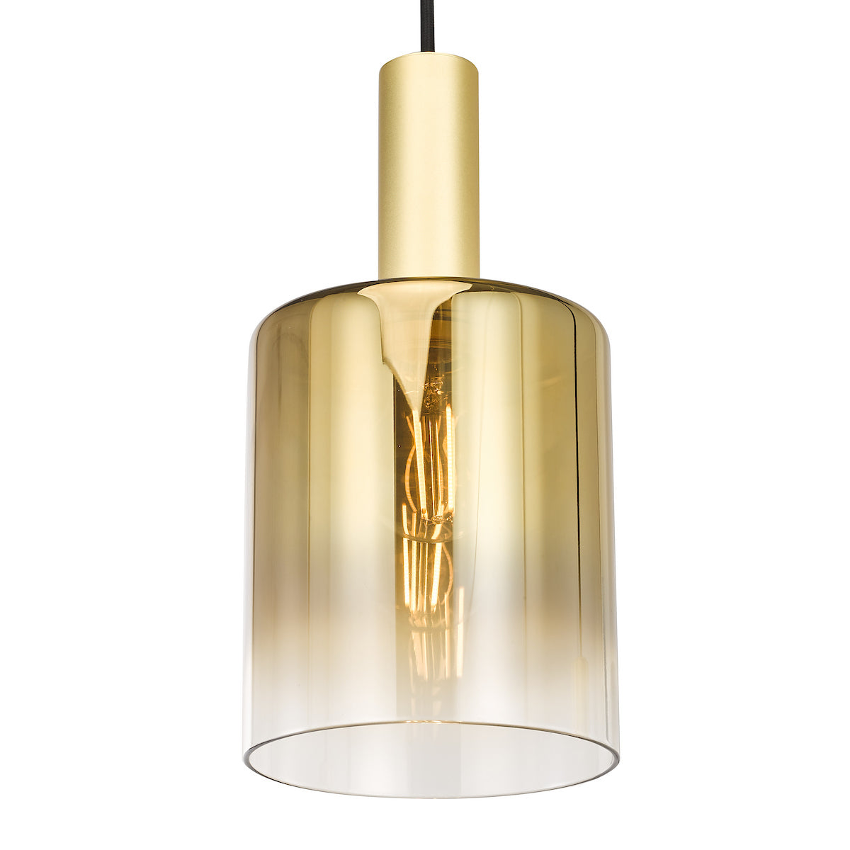 Savannah 3-Light Satin Gold Cluster Pendant
