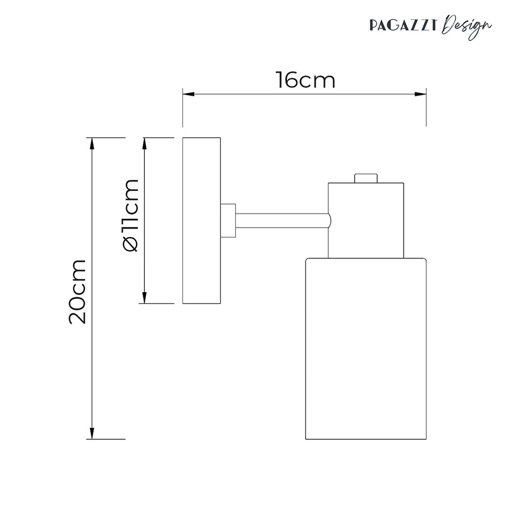Maya 1-Light Antique Brass Wall Light